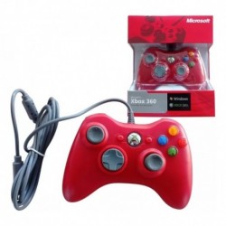 Control Para Xbox 360 Y Pc Gamepad Windows Usb Rojo