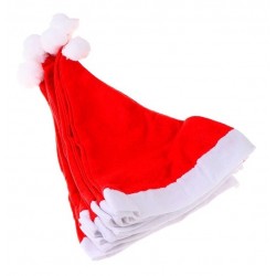 Gorro Sombrero Navideño Papa Noel X12 Unidades