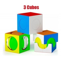 Set Cubo Mágico Yj Tianyuan Speed Cube 3 In1 No.1+ No.2+no.3