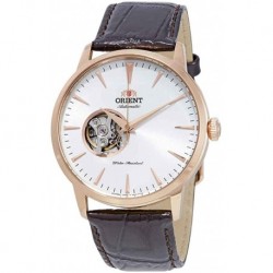 Reloj Orient FAG02002W0 Open Heart Automatic White Dial Homb (Importación USA)