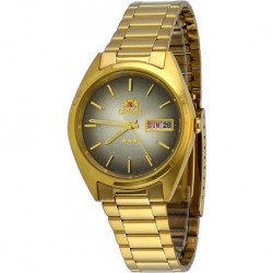 Reloj Orient FAB00004U Hombre 3 Star Standard Gold Tone Brow (Importación USA)