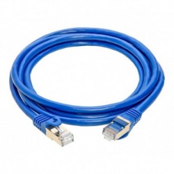 Cable De Red Utp Categoría 7 Azul 100% Cobre 5 Metros