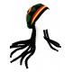 Gorro Hippie Con Rastas Accesorio Disfraz Halloween