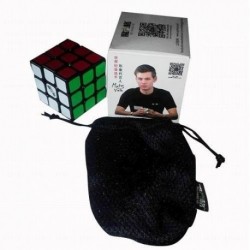 Cubo 3x3 Juego Mental Rubik Ref 394-10 Mo Fang Ge Speed Color De La Estructura Negro