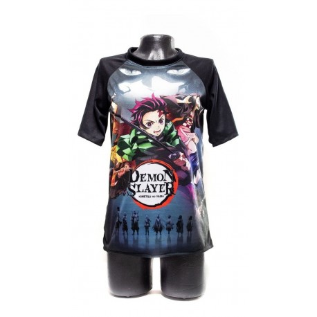 Demon Slayer Camiseta Kimetsu No Yaiba Tanjiro Nezuko Inosuk