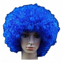 Peluca Afro Azul Grande