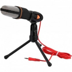 Microfono Condensador Omnidireccional 666 Tripode Plug 3.5mm