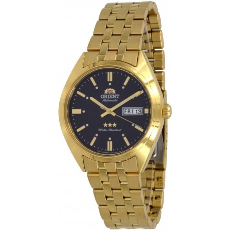 Reloj Orient RA-AB0E01B Hombre 3 Star Gold Tone Stainless St (Importación USA)
