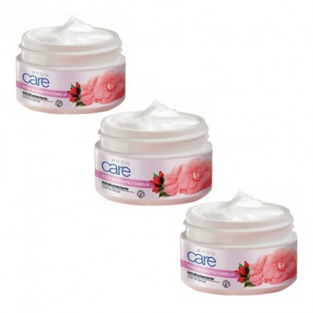 3 Crema Facial Avon Rosa Mosqueta