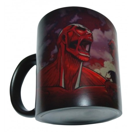 Ataque De Los / Shingeki No Kyojin Mug Pocillo Mágico