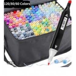 Kit De 120 Rotuladores Colores Dibujo Marcadores