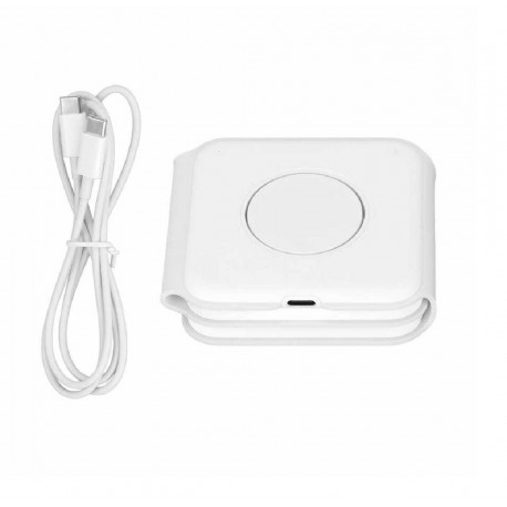 Eco Cargador Inalambrico 3 En 1 Para Iphone Y Samsumg Negro Y Blanco