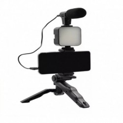 Estabilizador De Video, Luz, Microfono Para Celulares