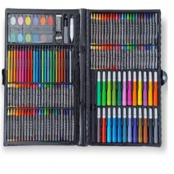 Set Arte Kit Dibujo Maleta X 168 Piezas Colores Plumón Niños