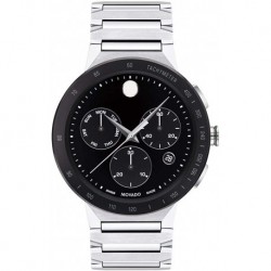 Reloj Movado 607209 Sapphire Chronograph Quartz Black Dial H (Importación USA)