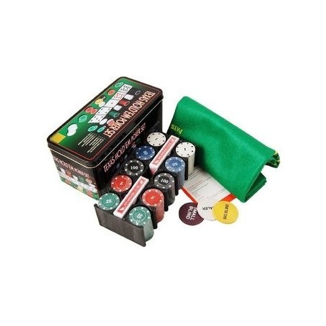 Poker Texas Holdem 200 Fichas Estuche De Lujo Juego De Mesa