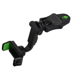 Soporte Celular Para Retrovisor Ajustable 360 Clip