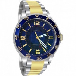 Reloj Tommy Hilfiger 1790839 blue dial two-tone stainless st (Importación USA)