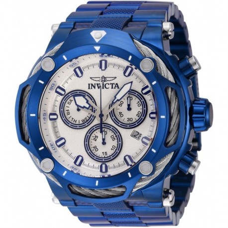 NHL Bolt 60Mm Quartz Chronograph Bracelet Watch Toronto Maple Leafs Men's