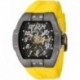 43524 Men's JM Correa Yellow Rubber Strap Automatic Watch