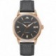 Men's Frank Sinatra 'Summer Wind' 3-Hand Date Automatic with Textured Leather Strap