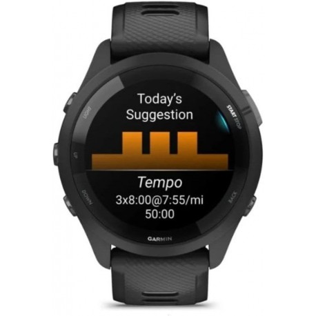Forerunner 265 Running Smartwatch - Black and Powder Gray