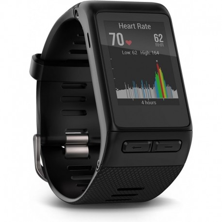010-01605-10 Vivoactive HR GPS Smart Watch, Southern Europe, X-Large Fit - Black