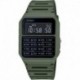 CA-53WF-3B Calculator Green Digital Mens Watch Original New Classic CA-53, 43.2×34.4×8.2mm (CA-53WF-
