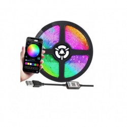 Cinta Led Luces Multicolor 5 Metros Bt
