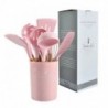 Set 12 Utensilios De Cocina Silicona Res