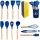 Set 12 Utensilios De Cocina Silicona Res