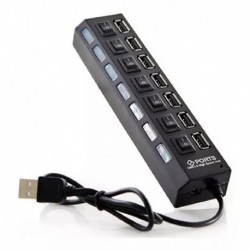 Multi Puerto 7 Puertos Hub Usb 20 Con I