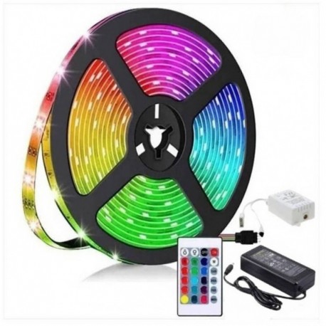 Cinta Led Multicolor Rgb Luz 5mts No Ri