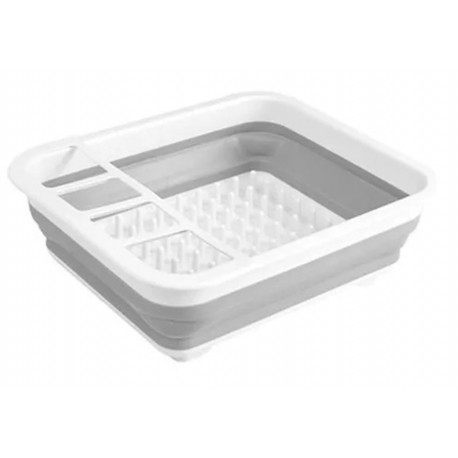 Escurridor De Platos Plegable De Plastic