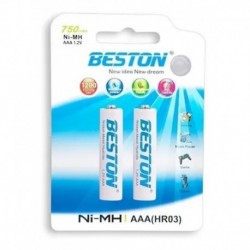 Pilas Recargable Beston Aa 2700mah 12v