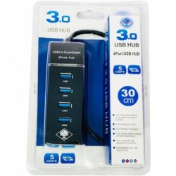 Multi Puerto Hub 4 Puertos Usb 30 Luz L