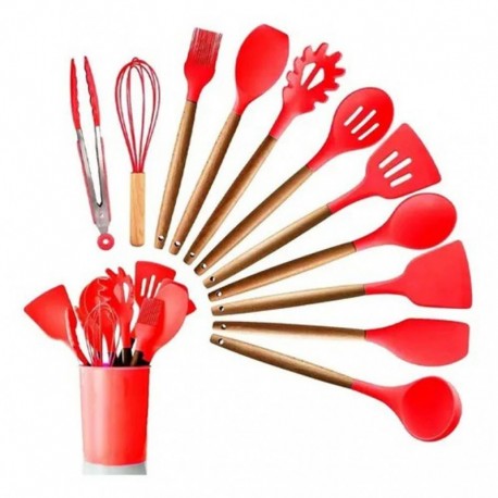 Set Utensilios 12 Pz Juego De Cocina Sil
