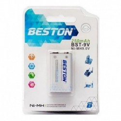Pila Bateria Cuadrada Recargable 9v 250