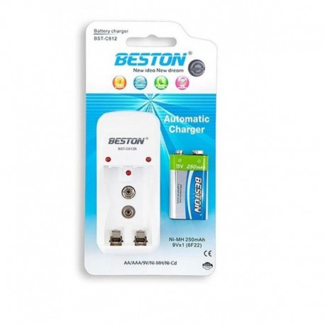 Pila Bateria Recargable Cuadrada 9v 250m