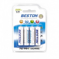 Bateria Pila Recargable Aa X 4 Beston
