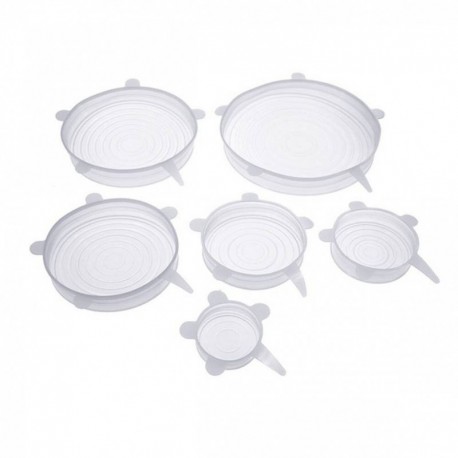 Tapas Multiusos De Silicona Set 6 Pz Ali