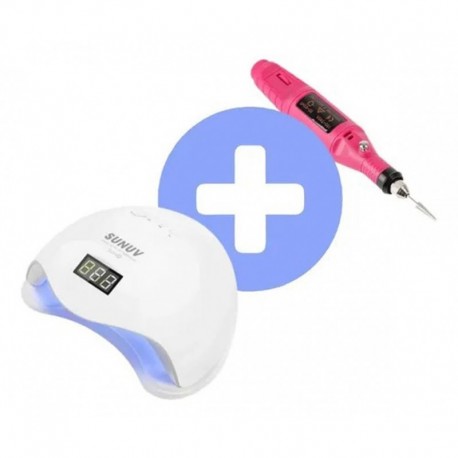 Combo Lampara Leduv Unas 48 Wats Kit