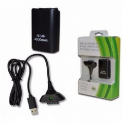 Xbox 360 Kit Carga Y Juega 4800 Nimh