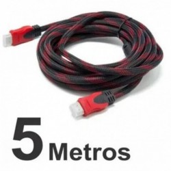 Cable Hdmi 5 Metros Doble Filtro Mallado