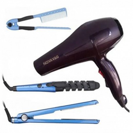 Secador 3500w Plancha Cabello Rizado