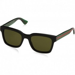 Gafas Gucci Fashion 52/21/145 Black / Green (Importación USA)