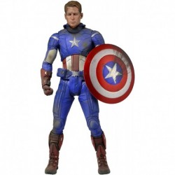 Figura NECA Marvel Avengers Battle Damaged Captain America (Importación USA)