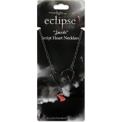 Figura NECA Twilight "Ecli" Jacob Script Heart Necklace (Importación USA)