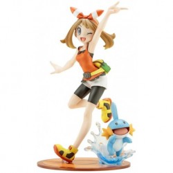 Figura Kotobukiya Pokemon May and Mudkip Artfx J Statue (Importación USA)