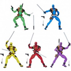 Figura Marvel Legends Deadpool's Rainbow Squad 5-Pack (Importación USA)